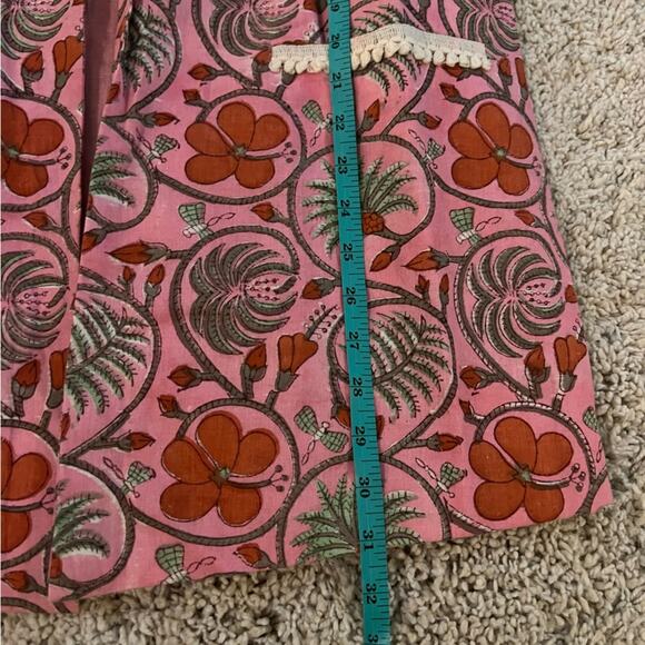 Kalakaari By Sagarika Onion Pink Printed & Embroidered Blazer Jacket Medium - Picture 8 of 8